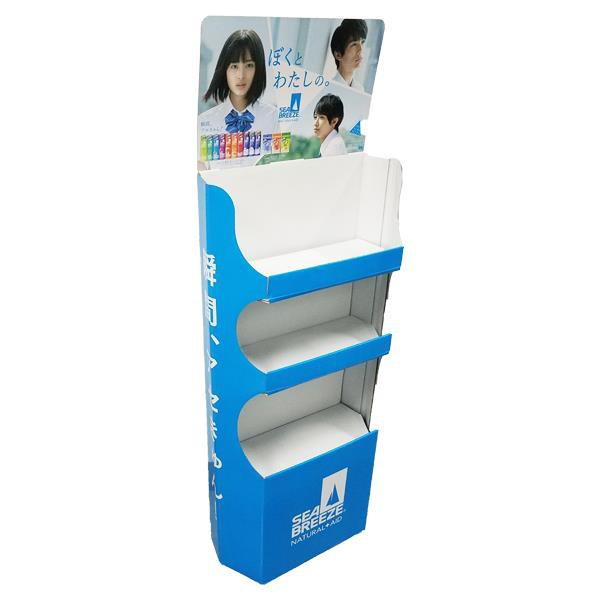 Cardboard 3 Shelves Display Stand