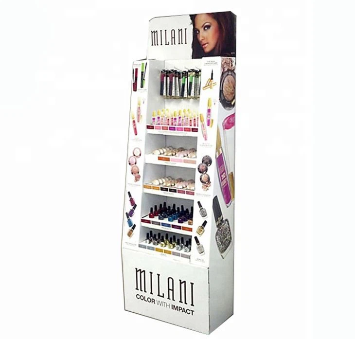 Cardboard Corrugated Makeup Display Stands