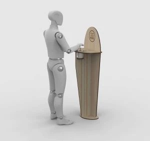موزع معقم لليدين قائم بذاته